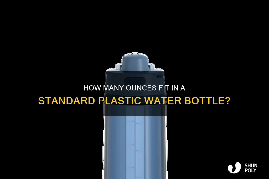 how many onses are in a plastic water bottle