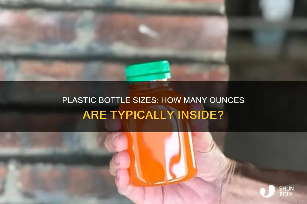 how many ounces in one plastic bottle