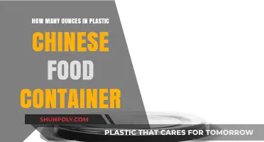 Plastic Chinese Food Containers: How Many Ounces Do They Hold?