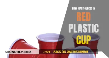 Red Plastic Cups: How Many Ounces Do They Hold?