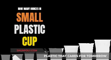 Small Plastic Cups: How Many Ounces?