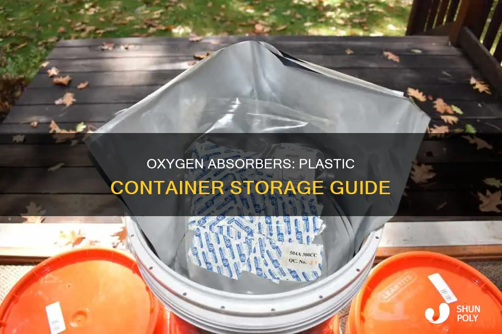 how many oxygen absorbers for plastic containers