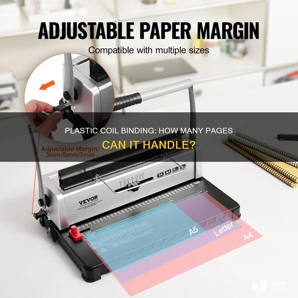 how many pages 7mm plastic coil binding