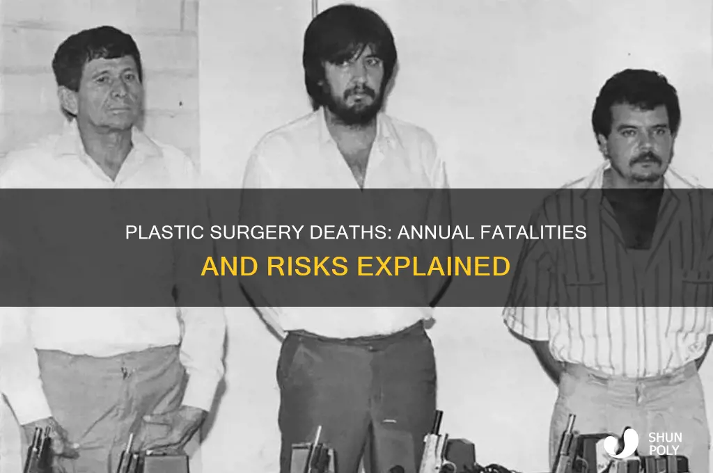 how many people die from plastic surgery each year