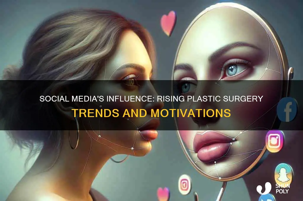 how many people get plastic surgery because of social media