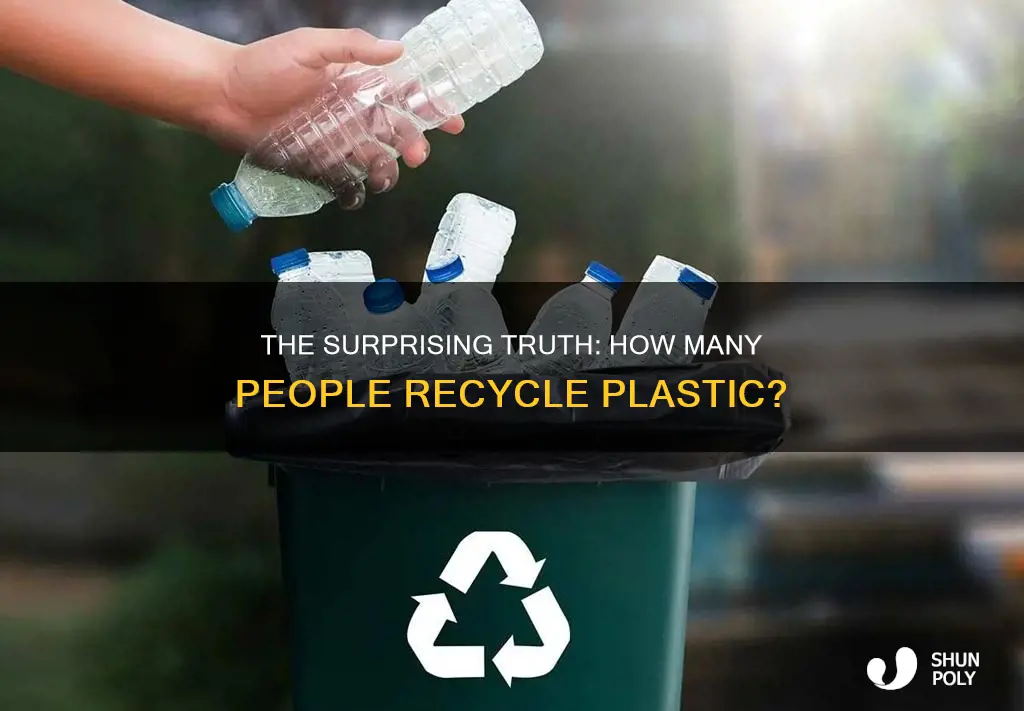 how many people recycle plastic