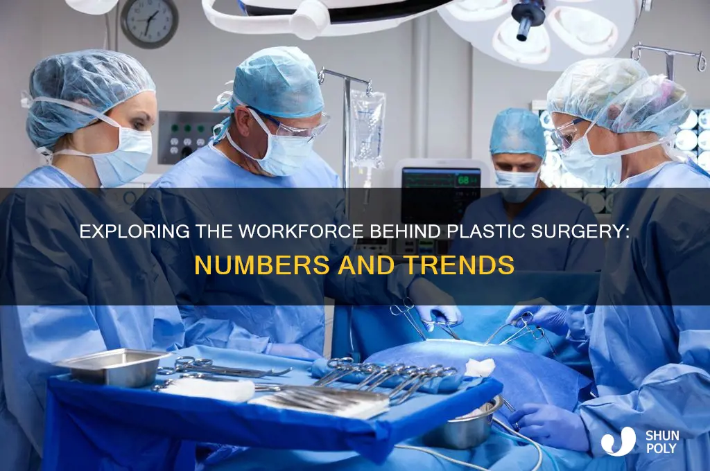 how many people work in plastic surgery