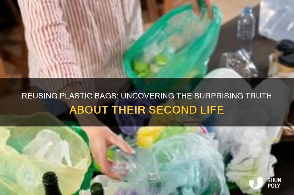how many plastic bags are reused