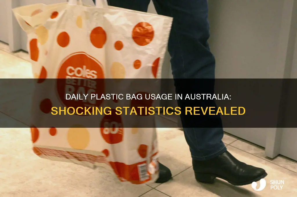 how many plastic bags are used each day in australia