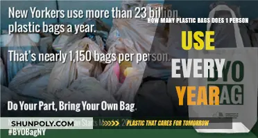 Annual Plastic Bag Usage: How Many Does One Person Consume?