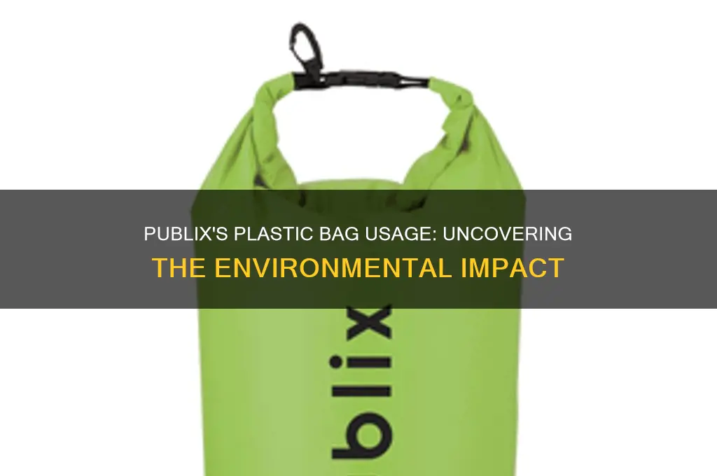 how many plastic bags does publix use