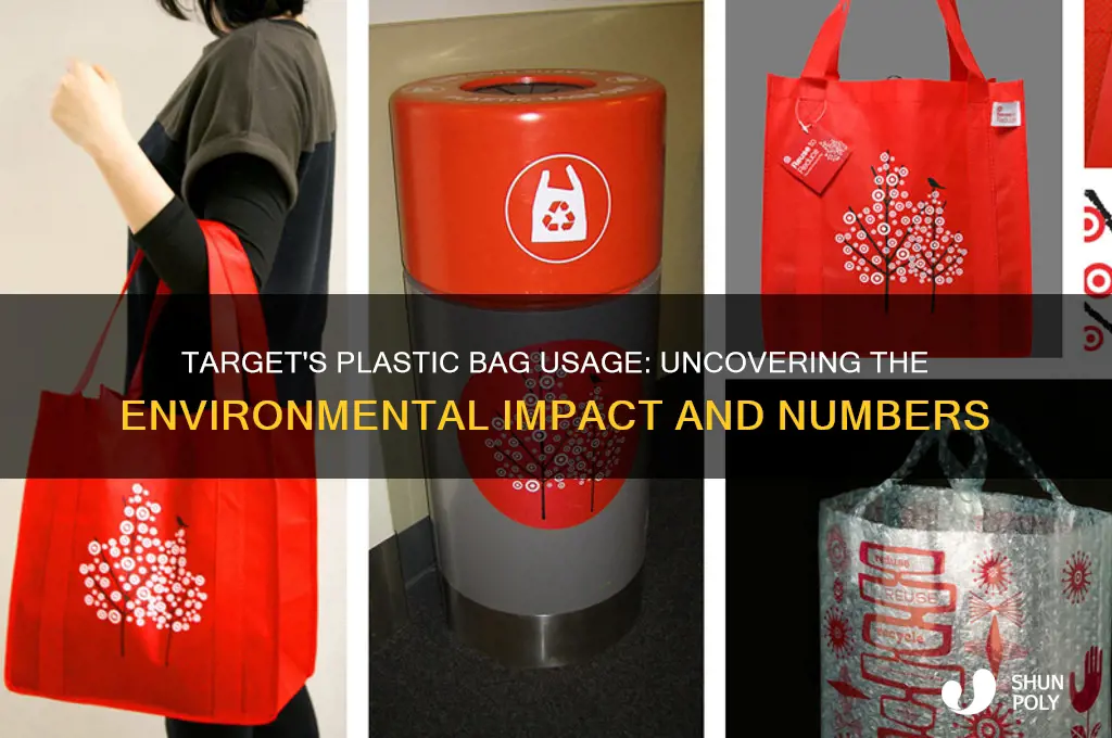how many plastic bags does target use