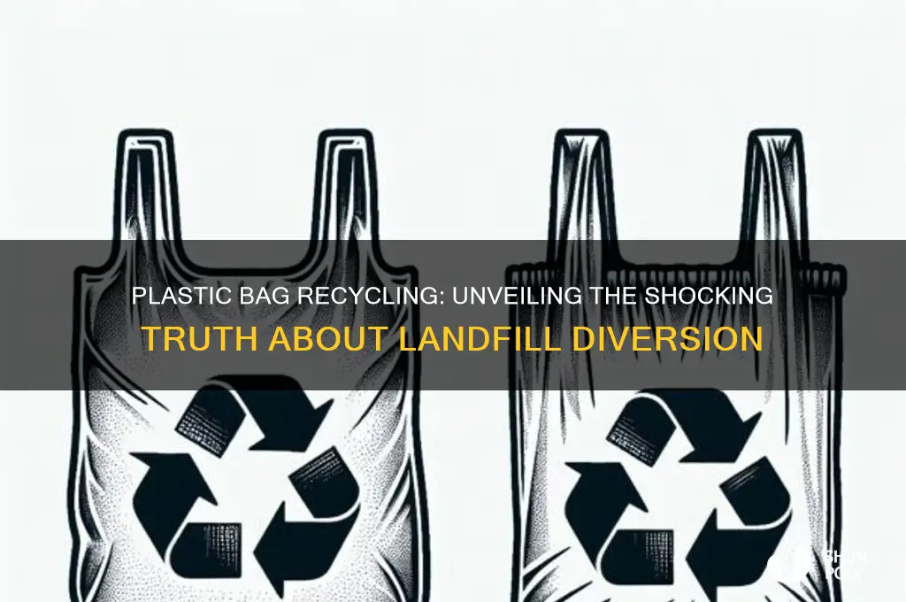 how many plastic bags end up in the recycling plants