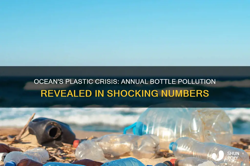 how many plastic bottles are in the oecan each year