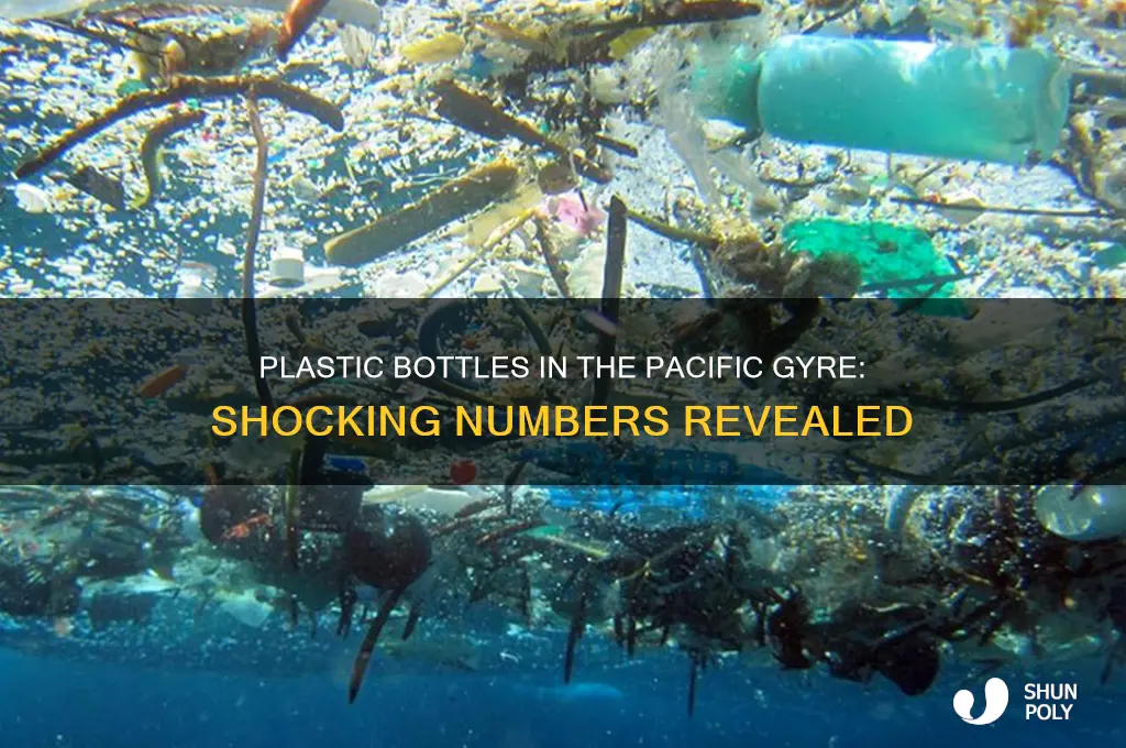 how many plastic bottles are in the pacific gyre