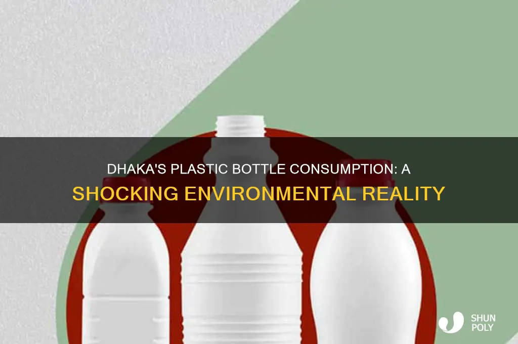 how many plastic bottles are ued in dhaka