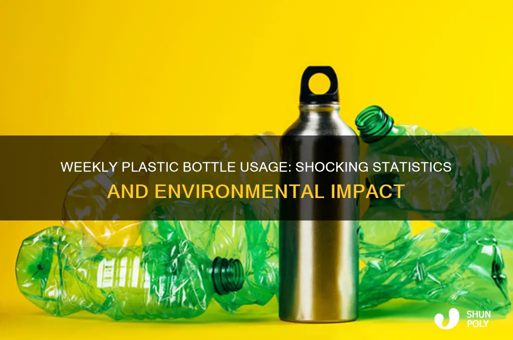 how many plastic bottles are used in a week