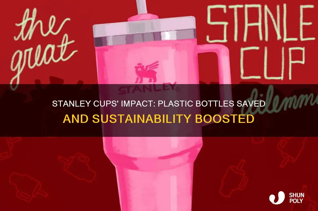 how many plastic bottles been saved by stanley cups