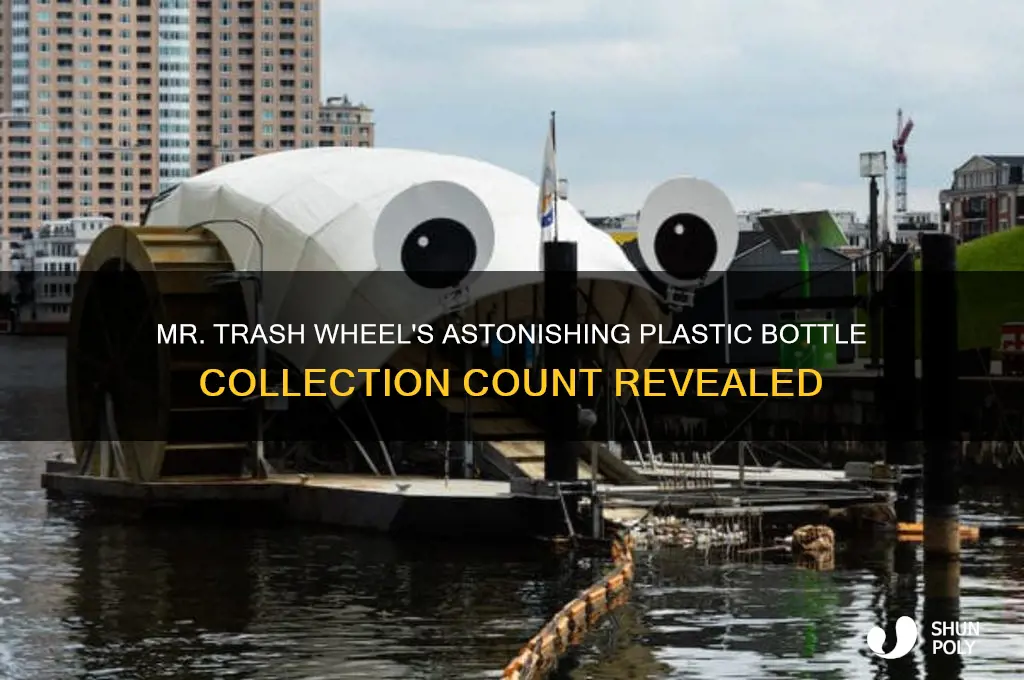 how many plastic bottles has mr trash wheel collected