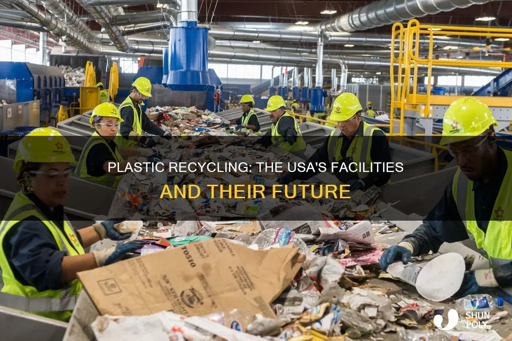 how many plastic recycling facilities in the usa