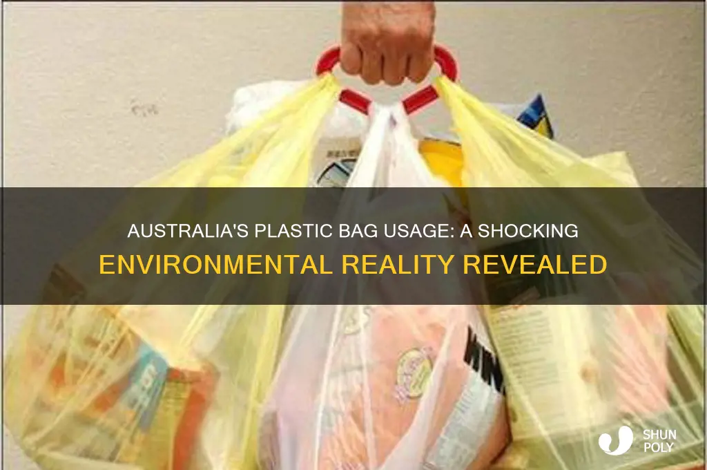 how many plastic shopping bags are used in australia