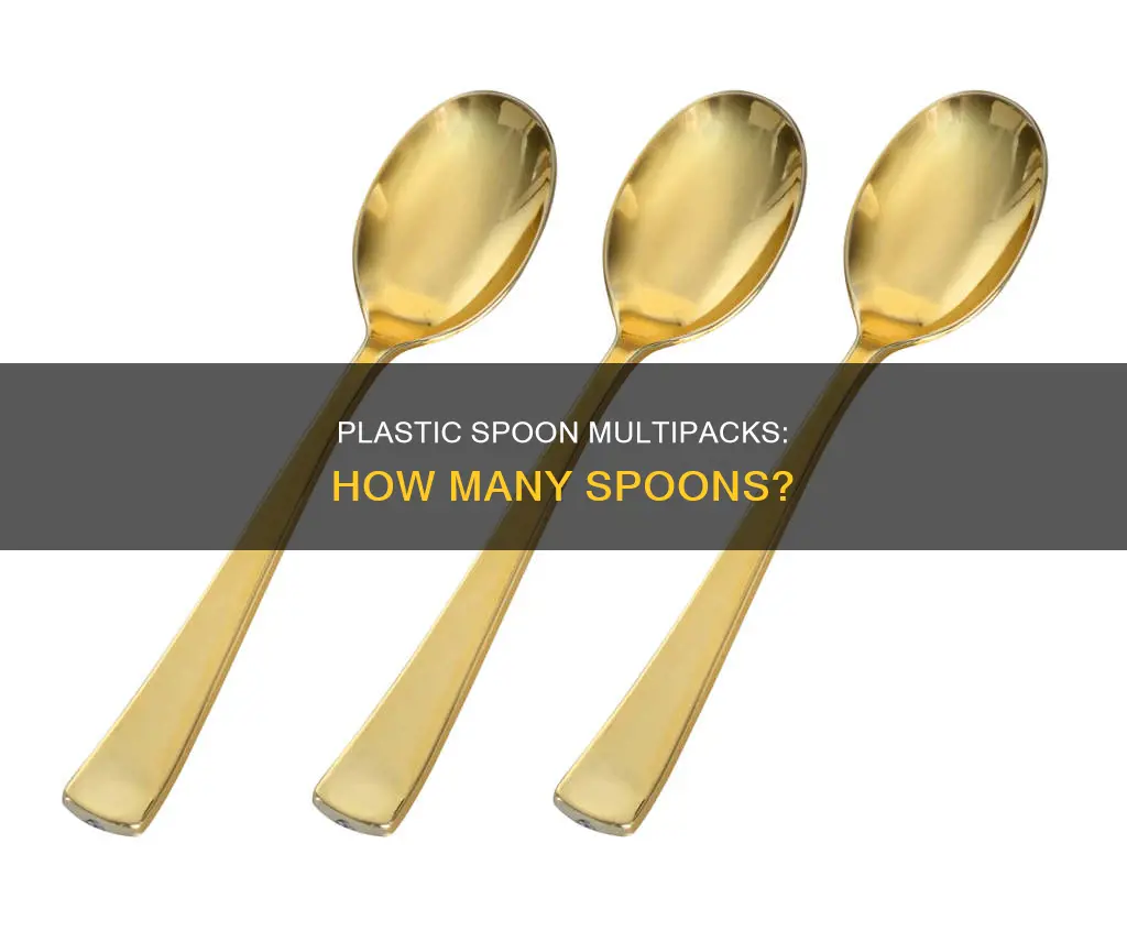 how many plastic spoon in the pack
