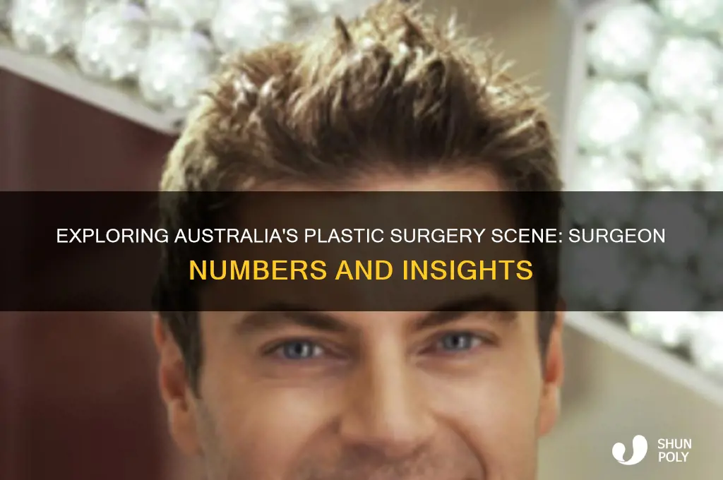 how many plastic surgeons are there in australia