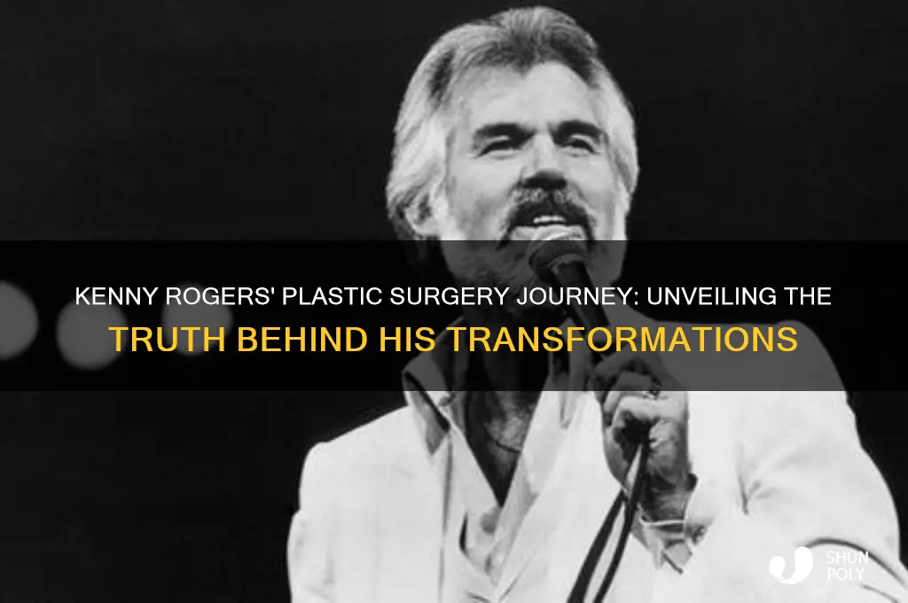 how many plastic surgeries did kenny rogers have