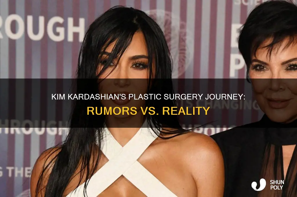 how many plastic surgeries did kim kardashian have