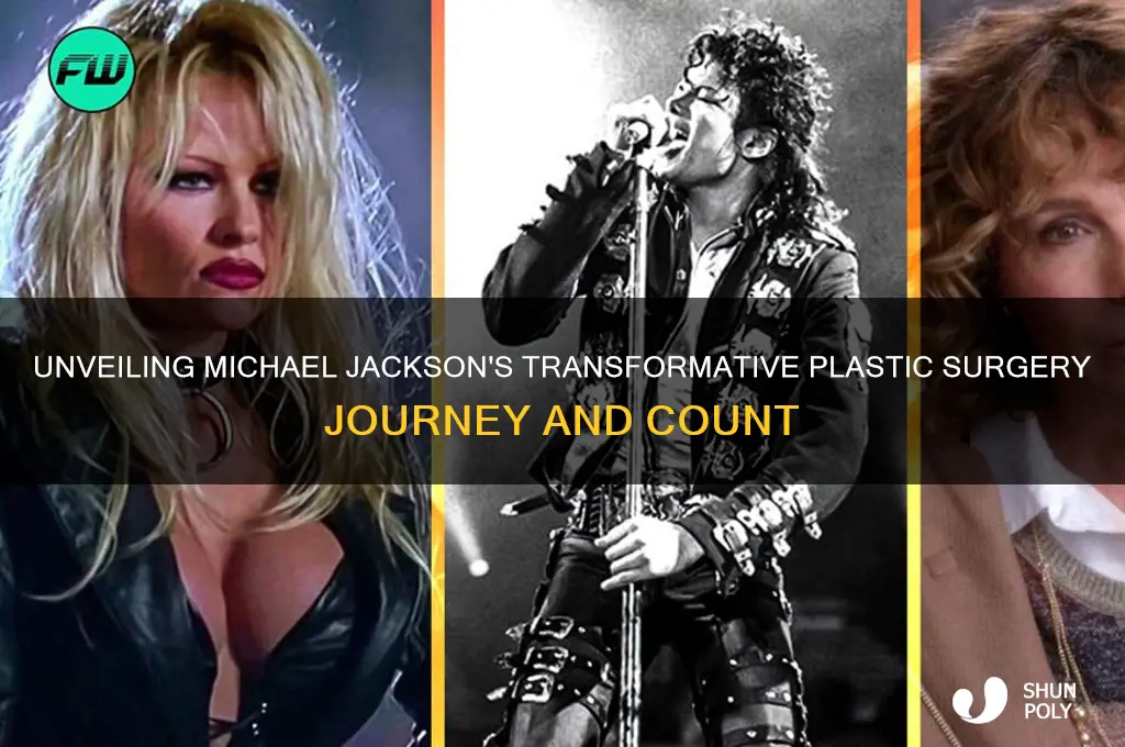 how many plastic surgeries did michal jackson get