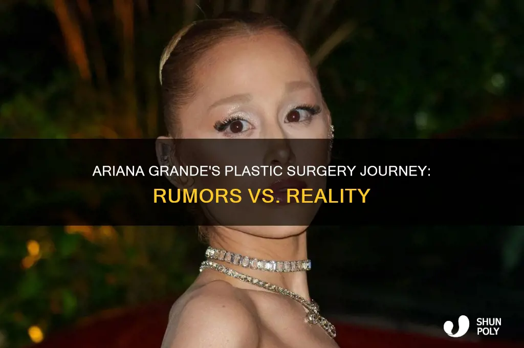 how many plastic surgeries has ariana grande had