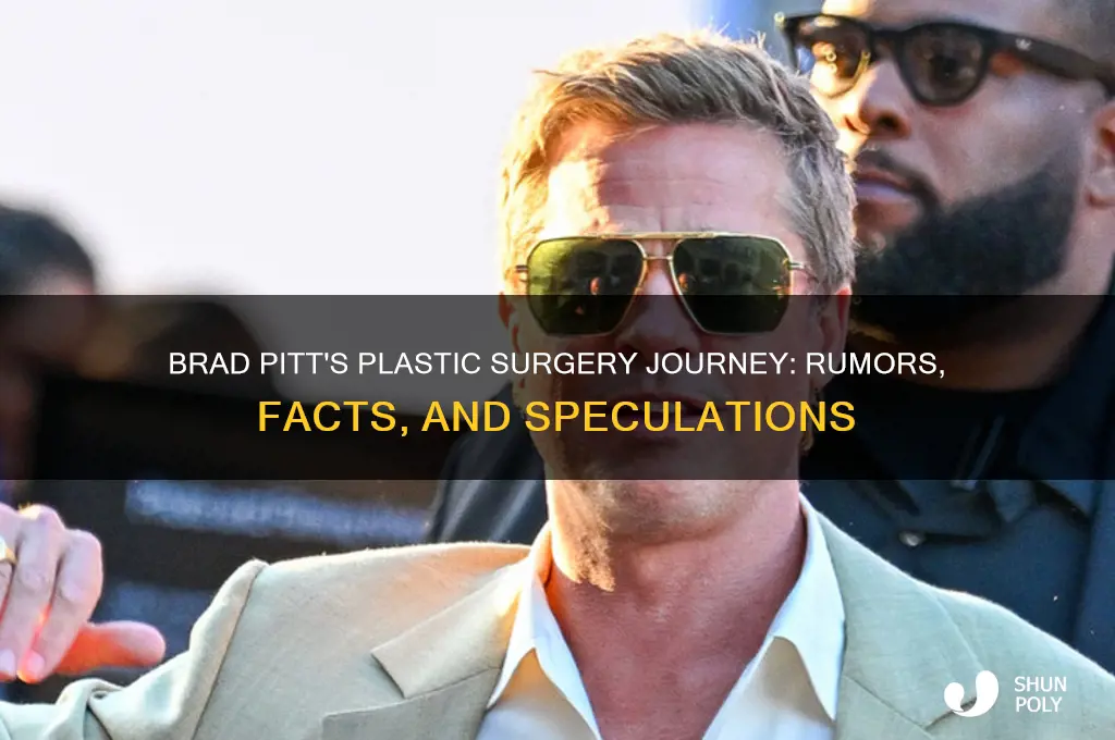 how many plastic surgeries has brad pitt had