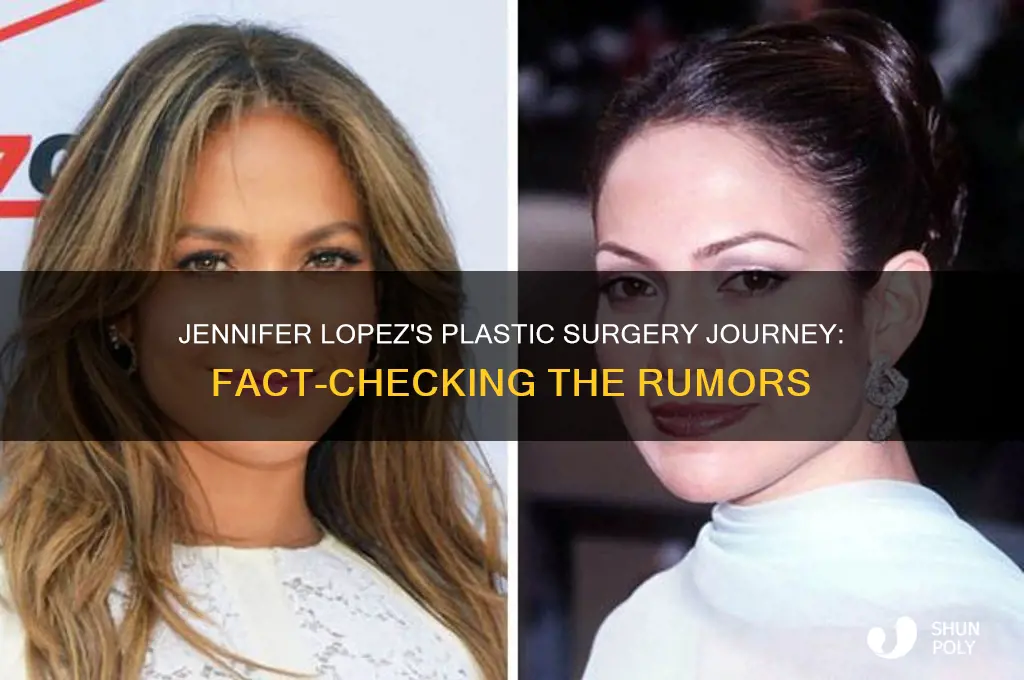 how many plastic surgeries has jennifer lopez had