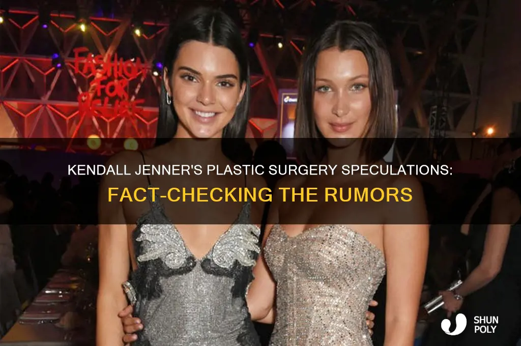 how many plastic surgeries has kendall jenner done