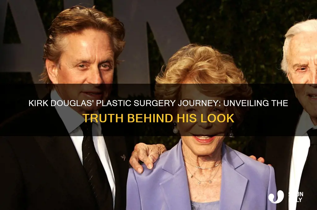 how many plastic surgeries has kirk douglas had