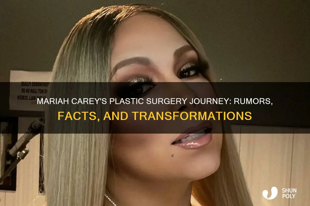 how many plastic surgeries has mariah carey had