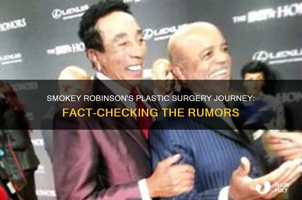 how many plastic surgeries has smokey robinson had