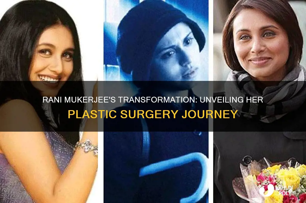 how many plastic surgeries rani mukerjee has done
