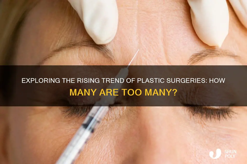 how many plastic surgeries