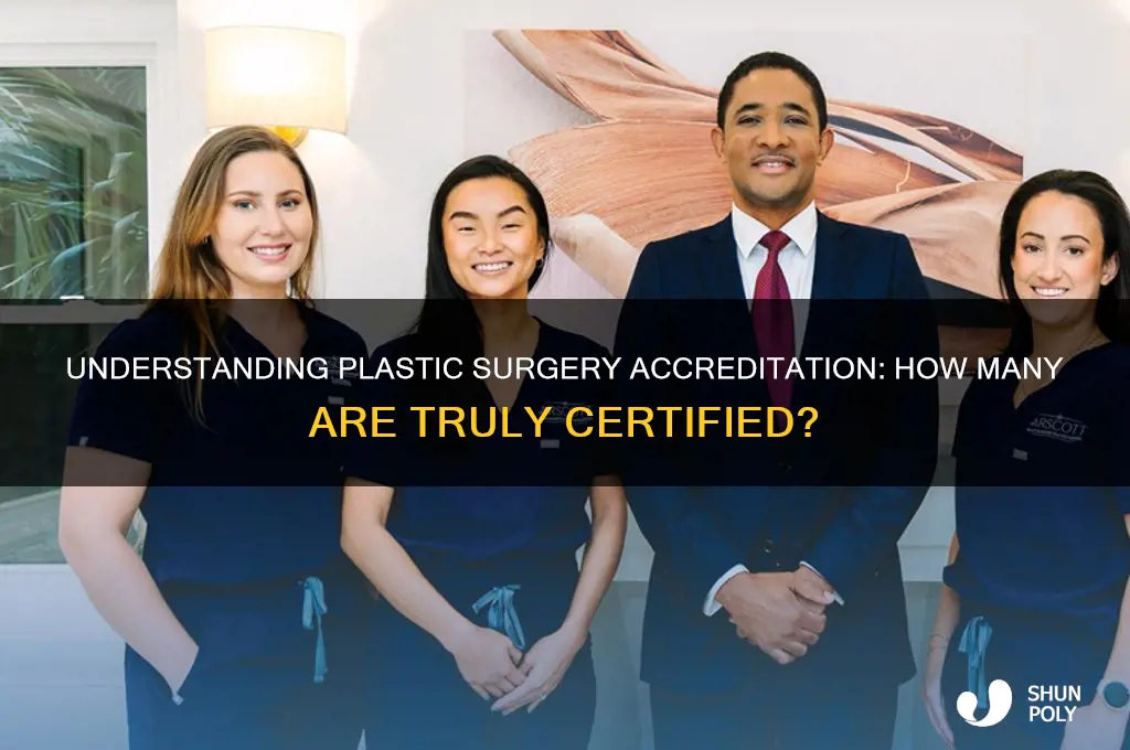 how many plastic surgery accredited