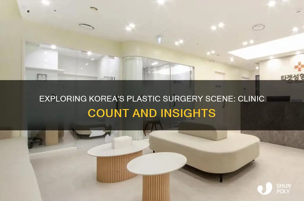 how many plastic surgery clinics in korea