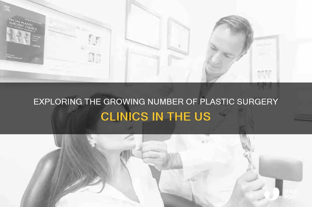 how many plastic surgery clinics in us