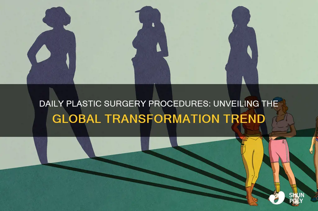 how many plastic surgery each day
