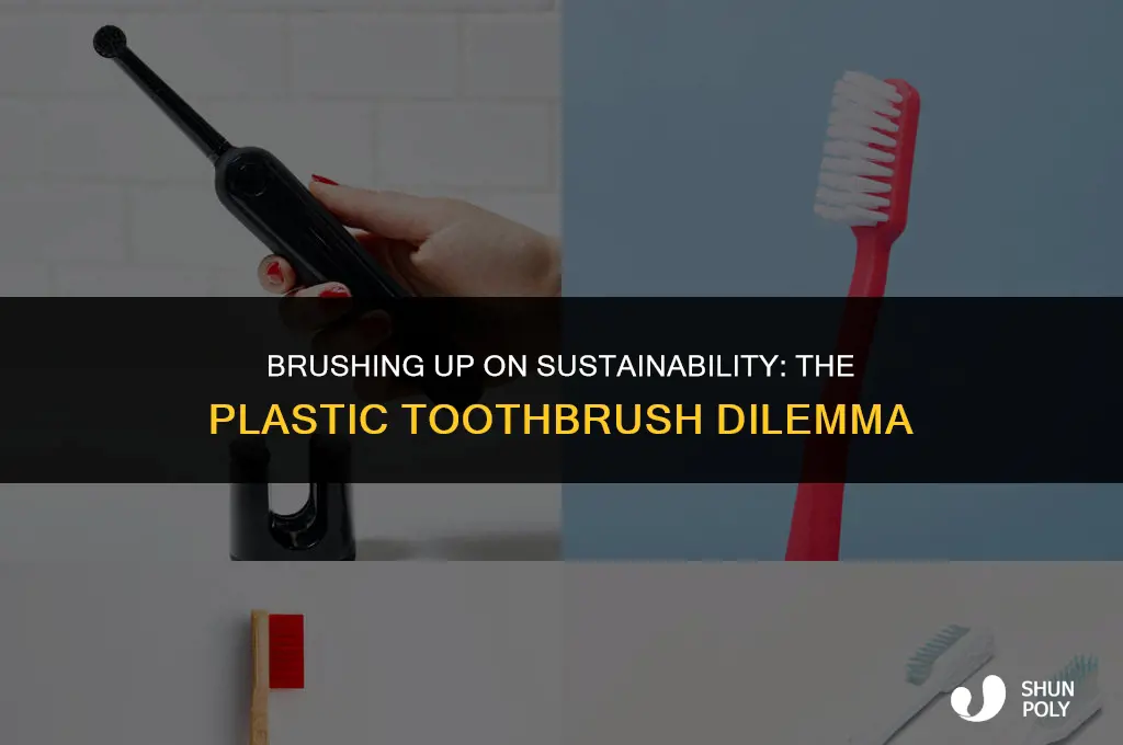 how many plastic toothbrushes