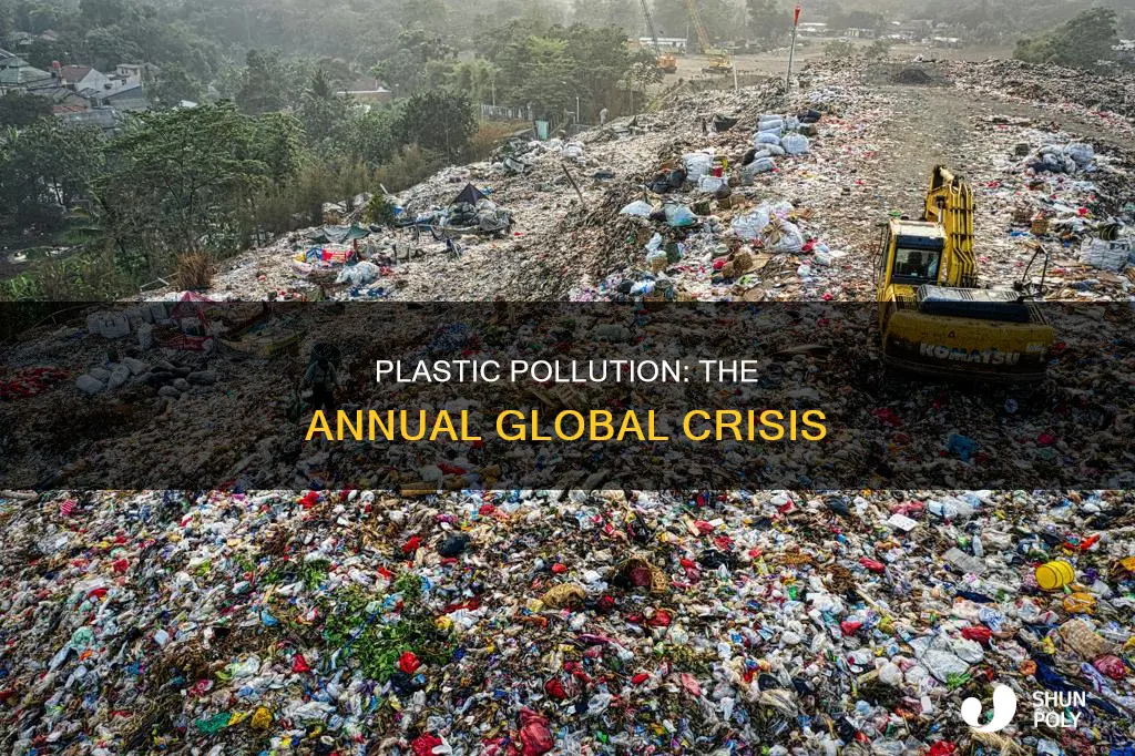 how many plastic waste generate per year