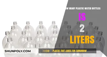 How Many Plastic Water Bottles Equal 2 Liters?