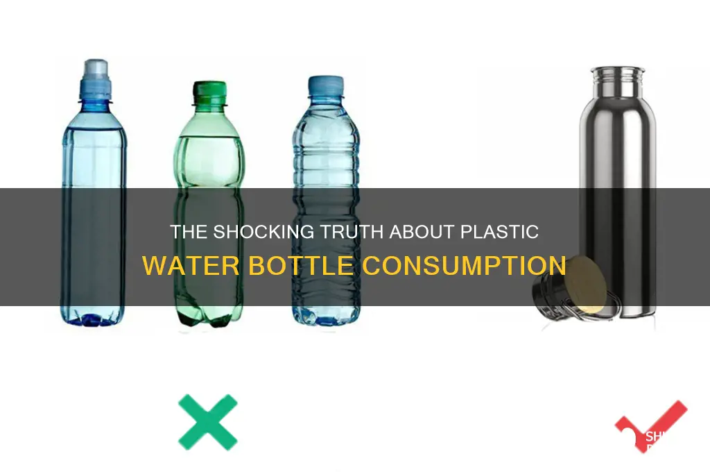how many plastic water bottles