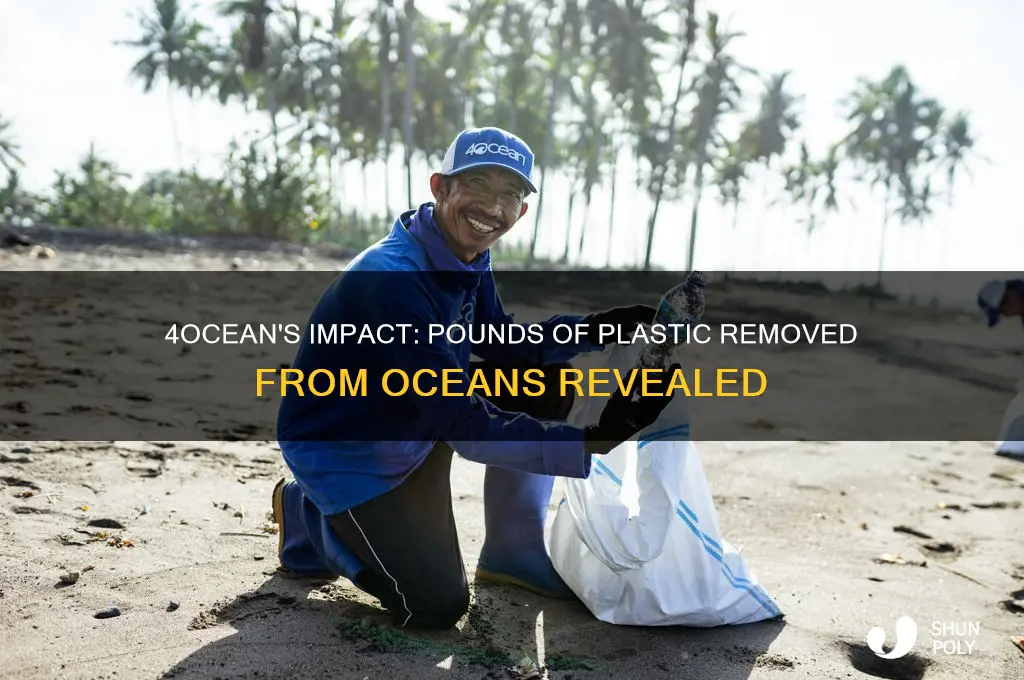 how many pounds of plastic has 4ocean removed