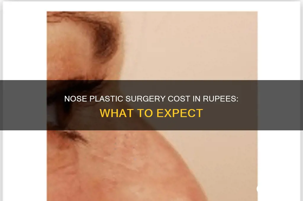 how many rupees for nose plastic surgery