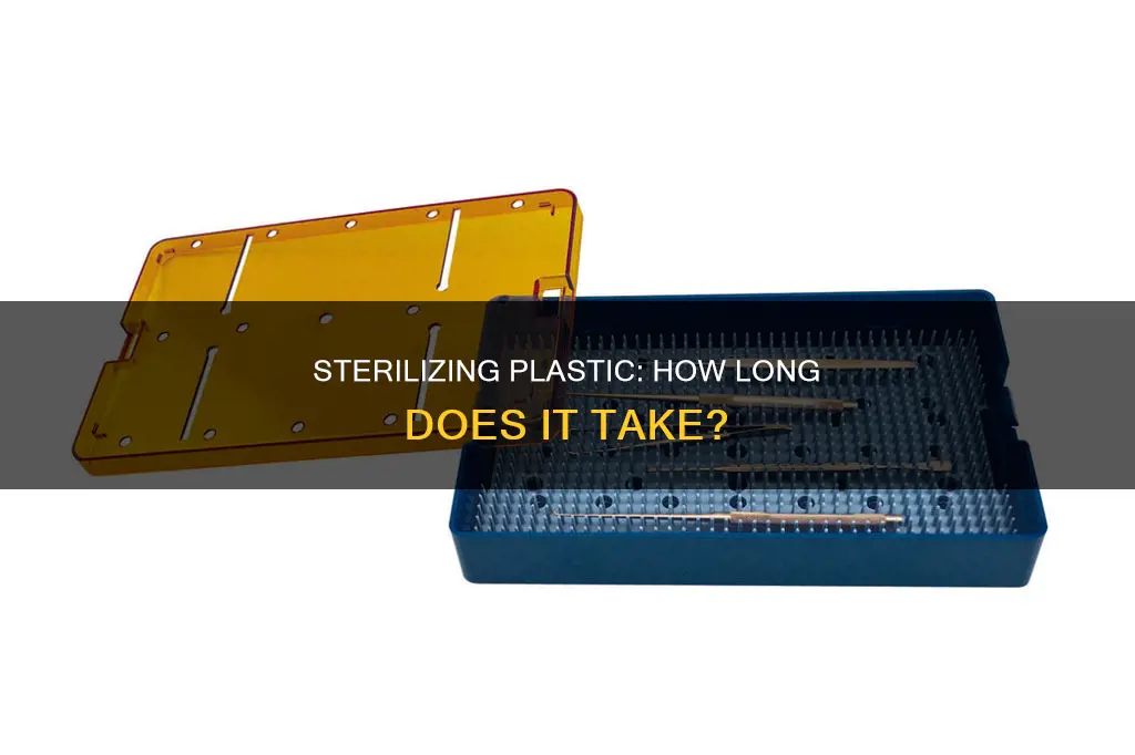 how many seconds to sterilize plastic